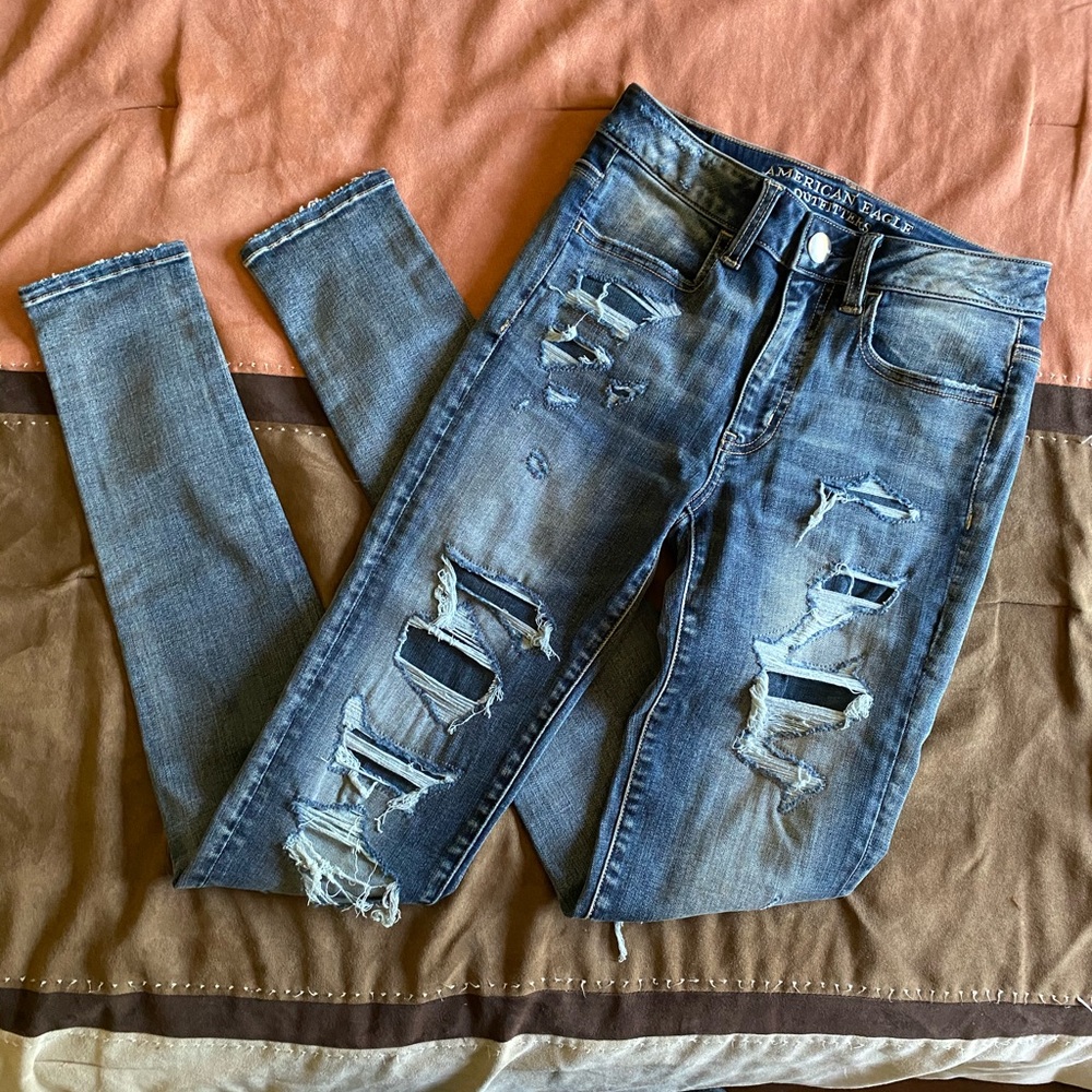 American Eagle Hi-Rise Jegging - Size 2 Long